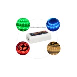 GLOBOSTAR® MiBOXER-FUT039 73433 Δέκτης Dimmer / Controller με 5 x 6A 144W Κανάλια DC 12-24V 10A 240W Max IP20 - RF 2.4Ghz Group Zone - Μ8.5 x Π4.5 x Υ2.2cm - 5 Χρόνια Εγγύηση