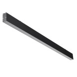 GLOBOSTAR® FELIX 61028-S Μοντέρνο Γραμμικό Φωτιστικό Οροφής LED 54W 5400lm 120° AC 220-240V IP20 Ρυθμιζόμενο Λευκό CCT με Χειριστήριο από 2700K έως 6000K Dimmable - Lumileds SMD Chip - Μαύρο Ματ - Μ120 x Π3.5 x Υ7cm - 3 Χρόνια Εγγύηση