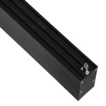 GLOBOSTAR® FELIX 61028-S Μοντέρνο Γραμμικό Φωτιστικό Οροφής LED 54W 5400lm 120° AC 220-240V IP20 Ρυθμιζόμενο Λευκό CCT με Χειριστήριο από 2700K έως 6000K Dimmable - Lumileds SMD Chip - Μαύρο Ματ - Μ120 x Π3.5 x Υ7cm - 3 Χρόνια Εγγύηση