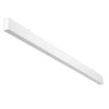 GLOBOSTAR® FELIX 61029-S Μοντέρνο Γραμμικό Φωτιστικό Οροφής LED 54W 5400lm 120° AC 220-240V IP20 Ρυθμιζόμενο Λευκό CCT με Χειριστήριο από 2700K έως 6000K Dimmable - Lumileds SMD Chip - Λευκό Ματ - Μ120 x Π3.5 x Υ7cm - 3 Χρόνια Εγγύηση