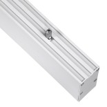 GLOBOSTAR® FELIX 61029-S Μοντέρνο Γραμμικό Φωτιστικό Οροφής LED 54W 5400lm 120° AC 220-240V IP20 Ρυθμιζόμενο Λευκό CCT με Χειριστήριο από 2700K έως 6000K Dimmable - Lumileds SMD Chip - Λευκό Ματ - Μ120 x Π3.5 x Υ7cm - 3 Χρόνια Εγγύηση