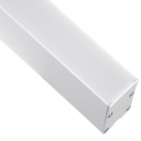 GLOBOSTAR® FELIX 61029-S Μοντέρνο Γραμμικό Φωτιστικό Οροφής LED 54W 5400lm 120° AC 220-240V IP20 Ρυθμιζόμενο Λευκό CCT με Χειριστήριο από 2700K έως 6000K Dimmable - Lumileds SMD Chip - Λευκό Ματ - Μ120 x Π3.5 x Υ7cm - 3 Χρόνια Εγγύηση