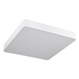 GloboStar® KAMALA 61209-S Πλαφονιέρα Οροφής LED CCT 75W 8625lm 120° AC 220-240V - Εναλλαγή Φωτισμού μέσω Τηλεχειριστηρίου All In One Ψυχρό 6000k+Φυσικό 4500k+Θερμό 2700k Dimmable Μ60 x Π60 x Υ8cm - Λευκό - 3 Years Warranty