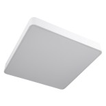 GloboStar® KAMALA 61209-S Πλαφονιέρα Οροφής LED CCT 75W 8625lm 120° AC 220-240V - Εναλλαγή Φωτισμού μέσω Τηλεχειριστηρίου All In One Ψυχρό 6000k+Φυσικό 4500k+Θερμό 2700k Dimmable Μ60 x Π60 x Υ8cm - Λευκό - 3 Years Warranty