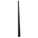 GloboStar® STAIR-PROFILE 70843-3M Προφίλ Αλουμινίου - Βάση & Ψύκτρα Ταινίας LED με Μαύρο Φιμέ Κάλυμμα - Χρήση σε Σκαλοπάτια - Πατητό Κάλυμμα - Μαύρο - 3 Μέτρα - Μ300 x Π8 x Υ3.2cm