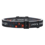 GloboStar® 79040 Φορητός Φακός Κεφαλής Επαναφορτιζόμενος LED Luminus SST20 10W 1000lm 30° Μοιρών με 1 x 16340 Μπαταρία 800mAh USB 2.0 3 Modes Αδιάβροχο IP54 Ψυχρό Λευκό 6000K
