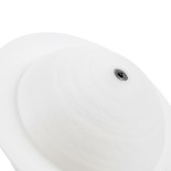 GloboStar® CRONUS 79608 Μοντέρνο Επιτραπέζιο Φωτιστικό Πορτατίφ LED 2W 120lm 360° DC 5V - Εναλλαγή Φωτισμού μέσω Τηλεχειριστηρίου & Αφής - Dimmable - RGBW - Φ15 x Υ13.5 - Λευκό