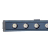 GloboStar® WASHER-NAIA 90174 Μπάρα Φωτισμού Wall Washer LED 9W 1080lm 30° DC 24V Αδιάβροχο IP65 Μ50 x Π4 x Υ5cm Ψυχρό Λευκό 6000K - Γκρι Ανθρακί - 3 Years Warranty