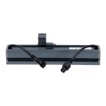 GLOBOSTAR® WASHER-VAIA 90184 Μπάρα Φωτισμού Wall Washer LED 6W 510lm 30° DC 24V Αδιάβροχο IP65 Πολύχρωμο RGBW Dimmable DMX512 - Γκρι Ανθρακί - Μ30 x Π4 x Υ5cm - 3 Χρόνια Εγγύηση