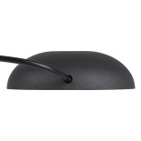 GLOBOSTAR® STEP-LUNA 90616 Αρχιτεκτονικό Φωτιστικό Διαδρόμου/Σκαλοπατιού LED 3W 330lm 10° DC 24V Αδιάβροχο IP65 Θερμό Λευκό 2700K Dimmable - Μαύρο - Φ12 x Υ3cm - 3 Χρόνια Εγγύηση