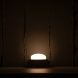 GloboStar® WALLLIGHT-MONA 90628 Φωτιστικό Τοίχου - Απλίκα Point Light LED 6W 660lm 360° DC 24V Αδιάβροχο IP65 Φ11 x Υ6.5cm Θερμό Λευκό 3000K - Γκρι Ανθρακί - 3 Years Warranty