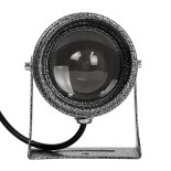 GLOBOSTAR® SPOT-XENIA 90634 Αρχιτεκτονικό Σποτ Φωτισμου LED 16W 1360lm 3° DC 24V Αδιάβροχο IP65 Μπλε Dimmable - Γκρι Ανθρακί - Μ9 x Π9 x Υ12cm - 3 Χρόνια Εγγύηση