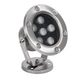 GloboStar® UNDERWATER-DINA 90676 Υποβρύχιο Φωτιστικό Σποτ Ειδικό για Σιντριβάνια LED 6W 660lm 30° DC 24V Αδιάβροχο IP68 Φ12 x Υ14cm Θερμό Λευκό 3000K - Ανοξείδωτο Ατσάλι - 3 Years Warranty
