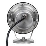 GloboStar® UNDERWATER-DINA 90676 Υποβρύχιο Φωτιστικό Σποτ Ειδικό για Σιντριβάνια LED 6W 660lm 30° DC 24V Αδιάβροχο IP68 Φ12 x Υ14cm Θερμό Λευκό 3000K - Ανοξείδωτο Ατσάλι - 3 Years Warranty