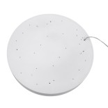 GloboStar® BURTON 61203-S Πλαφονιέρα Οροφής LED CCT 75W 8625lm 120° AC 220-240V - Εναλλαγή Φωτισμού μέσω Τηλεχειριστηρίου All In One Ψυχρό 6000k+Φυσικό 4500k+Θερμό 2700k Dimmable Φ60cm - Λευκό - 3 Years Warranty
