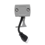 GloboStar® WASHER-ZAIA S-90993 Μπάρα Φωτισμού Wall Washer LED 24W 4320lm 30° DC 24V Αδιάβροχο IP65 Μ100 x Π4 x Υ3cm Ψυχρό Λευκό 6000K - Γκρι Ανθρακί