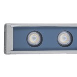 GloboStar® WASHER-ZAIA S-90993 Μπάρα Φωτισμού Wall Washer LED 24W 4320lm 30° DC 24V Αδιάβροχο IP65 Μ100 x Π4 x Υ3cm Ψυχρό Λευκό 6000K - Γκρι Ανθρακί
