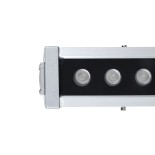 GloboStar® WASHER-DAIA S-90997 Μπάρα Φωτισμού Wall Washer LED 96W 10080lm 30° AC 230V Αδιάβροχο IP65 Μ52 x Π7.5 x Υ7cm Πολύχρωμο 4in1 RGBW DMX512 Display on Body - Ασημί