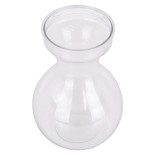 GloboStar® GRACE 35606 Διακοσμητικό Βάζο Πλαστικό Διάφανο Φ9 x Υ13cm