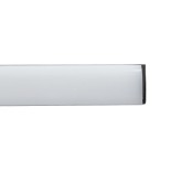 GloboStar® ELLIS 60444 Μοντέρνο Φωτιστικό Τοίχου - Απλίκα Καθρέπτη Μπάνιου - Πίνακα LED 12W 1400lm 120° AC 220-240V IP44 Μ60 x Π16 x Υ6cm - Φυσικό Λευκό 4500K - Μαύρο - 3 Χρόνια Εγγύηση
