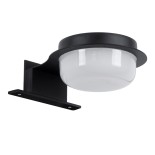GloboStar® KIARA 60400 Μοντέρνο Φωτιστικό Τοίχου - Απλίκα Καθρέπτη Μπάνιου με 3 Τρόπους Τοποθέτησης LED 5W 560lm 120° AC 220-240V IP44 Μ10 x Π13 x Υ3cm - Φυσικό Λευκό 4500K - Μαύρο - 3 Years Warranty