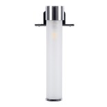 GloboStar® ELSA 60406 Μοντέρνο Φωτιστικό Τοίχου - Απλίκα Καθρέπτη Μπάνιου - Πίνακα 1 x G9 360° AC 220-240V IP44 Μ3.5 x Π13.5 x Υ20cm - Χρώμιο Νίκελ - 5 Years Warranty