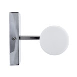 GloboStar® ANAIS 60410 Μοντέρνο Φωτιστικό Τοίχου - Απλίκα Καθρέπτη Μπάνιου - Πίνακα 2 x G9 270° AC 220-240V IP44 Μ34 x Π12 x Υ11cm - Χρώμιο Νίκελ - 5 Years Warranty