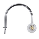GloboStar® FLORA 60414 Μοντέρνο Φωτιστικό Τοίχου - Απλίκα Καθρέπτη Μπάνιου - Πίνακα 2 x G9 270° AC 220-240V IP44 Μ31 x Π13 x Υ12cm - Χρώμιο Νίκελ - 5 Years Warranty