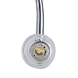 GloboStar® FLORA 60414 Μοντέρνο Φωτιστικό Τοίχου - Απλίκα Καθρέπτη Μπάνιου - Πίνακα 2 x G9 270° AC 220-240V IP44 Μ31 x Π13 x Υ12cm - Χρώμιο Νίκελ - 5 Years Warranty