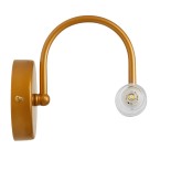 GloboStar® PAOLA 60419 Μοντέρνο Φωτιστικό Τοίχου - Απλίκα Καθρέπτη Μπάνιου - Πίνακα 2 x G9 270° AC 220-240V IP44 Μ31 x Π16 x Υ15cm - Χάλκινο - 5 Years Warranty