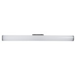 GloboStar® MABEL 60428 Μοντέρνο Φωτιστικό Τοίχου - Απλίκα Καθρέπτη Μπάνιου - Πίνακα LED 12W 1400lm 270° AC 220-240V IP44 Μ60 x Π10 x Υ5cm - Φυσικό Λευκό 4500K - Μαύρο - 3 Χρόνια Εγγύηση