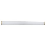 GloboStar® MABEL 60429 Μοντέρνο Φωτιστικό Τοίχου - Απλίκα Καθρέπτη Μπάνιου - Πίνακα LED 12W 1400lm 270° AC 220-240V IP44 Μ60 x Π10 x Υ5cm - Φυσικό Λευκό 4500K - Χρυσό - 3 Years Warranty