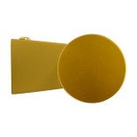 GloboStar® MABEL 60429 Μοντέρνο Φωτιστικό Τοίχου - Απλίκα Καθρέπτη Μπάνιου - Πίνακα LED 12W 1400lm 270° AC 220-240V IP44 Μ60 x Π10 x Υ5cm - Φυσικό Λευκό 4500K - Χρυσό - 3 Years Warranty