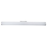 GloboStar® MABEL 60430 Μοντέρνο Φωτιστικό Τοίχου - Απλίκα Καθρέπτη Μπάνιου - Πίνακα LED 12W 1400lm 270° AC 220-240V IP44 Μ60 x Π10 x Υ5cm - Φυσικό Λευκό 4500K - Χρώμιο Νίκελ - 3 Χρόνια Εγγύηση