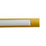 GloboStar® MIRA 60433 Μοντέρνο Φωτιστικό Τοίχου - Απλίκα Καθρέπτη Μπάνιου - Πίνακα LED 12W 1400lm 120° AC 220-240V IP44 Μ60 x Π20 x Υ13cm - Φυσικό Λευκό 4500K - Χρυσό - 3 Years Warranty