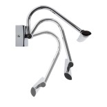 GloboStar® MIRA 60434 Μοντέρνο Φωτιστικό Τοίχου - Απλίκα Καθρέπτη Μπάνιου - Πίνακα LED 12W 1400lm 120° AC 220-240V IP44 Μ60 x Π20 x Υ13cm - Φυσικό Λευκό 4500K - Χρώμιο Νίκελ - 3 Years Warranty