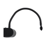 GloboStar® TROIS 60436 Μοντέρνο Φωτιστικό Τοίχου - Απλίκα Καθρέπτη Μπάνιου - Πίνακα LED 12W 1400lm 120° AC 220-240V IP44 Μ60 x Π24 x Υ18cm - Φυσικό Λευκό 4500K - Μαύρο - 3 Years Warranty