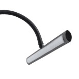 GloboStar® TROIS 60436 Μοντέρνο Φωτιστικό Τοίχου - Απλίκα Καθρέπτη Μπάνιου - Πίνακα LED 12W 1400lm 120° AC 220-240V IP44 Μ60 x Π24 x Υ18cm - Φυσικό Λευκό 4500K - Μαύρο - 3 Years Warranty