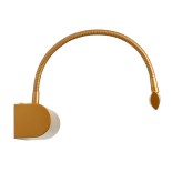 GloboStar® TROIS 60439 Μοντέρνο Φωτιστικό Τοίχου - Απλίκα Καθρέπτη Μπάνιου - Πίνακα LED 12W 1400lm 120° AC 220-240V IP44 Μ60 x Π24 x Υ18cm - Φυσικό Λευκό 4500K - Χάλκινο - 3 Χρόνια Εγγύηση