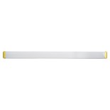 GloboStar® RENATA 60441 Μοντέρνο Φωτιστικό Τοίχου - Απλίκα Καθρέπτη Μπάνιου - Πίνακα LED 12W 1400lm 210° AC 220-240V IP44 Μ60 x Π4 x Υ5.5cm - Φυσικό Λευκό 4500K - Χρυσό - 3 Years Warranty