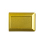 GloboStar® RENATA 60441 Μοντέρνο Φωτιστικό Τοίχου - Απλίκα Καθρέπτη Μπάνιου - Πίνακα LED 12W 1400lm 210° AC 220-240V IP44 Μ60 x Π4 x Υ5.5cm - Φυσικό Λευκό 4500K - Χρυσό - 3 Years Warranty