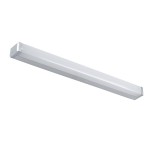 GloboStar® RENATA 60442 Μοντέρνο Φωτιστικό Τοίχου - Απλίκα Καθρέπτη Μπάνιου - Πίνακα LED 12W 1400lm 210° AC 220-240V IP44 Μ60 x Π4 x Υ5.5cm - Φυσικό Λευκό 4500K - Χρώμιο Νίκελ - 3 Years Warranty