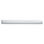 GloboStar® RENATA 60442 Μοντέρνο Φωτιστικό Τοίχου - Απλίκα Καθρέπτη Μπάνιου - Πίνακα LED 12W 1400lm 210° AC 220-240V IP44 Μ60 x Π4 x Υ5.5cm - Φυσικό Λευκό 4500K - Χρώμιο Νίκελ - 3 Years Warranty
