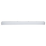 GloboStar® RENATA 60442 Μοντέρνο Φωτιστικό Τοίχου - Απλίκα Καθρέπτη Μπάνιου - Πίνακα LED 12W 1400lm 210° AC 220-240V IP44 Μ60 x Π4 x Υ5.5cm - Φυσικό Λευκό 4500K - Χρώμιο Νίκελ - 3 Years Warranty