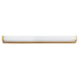 GloboStar® RENATA 60443 Μοντέρνο Φωτιστικό Τοίχου - Απλίκα Καθρέπτη Μπάνιου - Πίνακα LED 12W 1400lm 210° AC 220-240V IP44 Μ60 x Π4 x Υ5.5cm - Φυσικό Λευκό 4500K - Χάλκινο - 3 Years Warranty