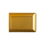 GloboStar® RENATA 60443 Μοντέρνο Φωτιστικό Τοίχου - Απλίκα Καθρέπτη Μπάνιου - Πίνακα LED 12W 1400lm 210° AC 220-240V IP44 Μ60 x Π4 x Υ5.5cm - Φυσικό Λευκό 4500K - Χάλκινο - 3 Years Warranty