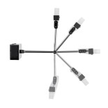 GloboStar® MARA 60447 Μοντέρνο Φωτιστικό Τοίχου - Απλίκα Καθρέπτη Μπάνιου - Πίνακα LED 12W 1400lm 120° AC 220-240V IP44 Μ60 x Π15 x Υ13cm - Φυσικό Λευκό 4500K - Χρώμιο Νίκελ - 3 Years Warranty