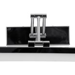 GloboStar® MARA 60447 Μοντέρνο Φωτιστικό Τοίχου - Απλίκα Καθρέπτη Μπάνιου - Πίνακα LED 12W 1400lm 120° AC 220-240V IP44 Μ60 x Π15 x Υ13cm - Φυσικό Λευκό 4500K - Χρώμιο Νίκελ - 3 Years Warranty