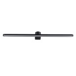 GloboStar® MEGAN 60448 Μοντέρνο Φωτιστικό Τοίχου - Απλίκα Καθρέπτη Μπάνιου - Πίνακα LED 12W 1400lm 120° AC 220-240V IP44 Μ60 x Π12 x Υ4cm - Φυσικό Λευκό 4500K - Μαύρο - 3 Years Warranty