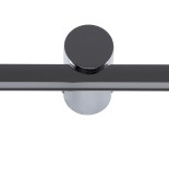 GloboStar® ROSA 60451 Μοντέρνο Φωτιστικό Τοίχου - Απλίκα Καθρέπτη Μπάνιου - Πίνακα LED 12W 1400lm 120° AC 220-240V IP44 Μ60 x Π15 x Υ7cm - Φυσικό Λευκό 4500K - Χρώμιο Νίκελ - 3 Years Warranty